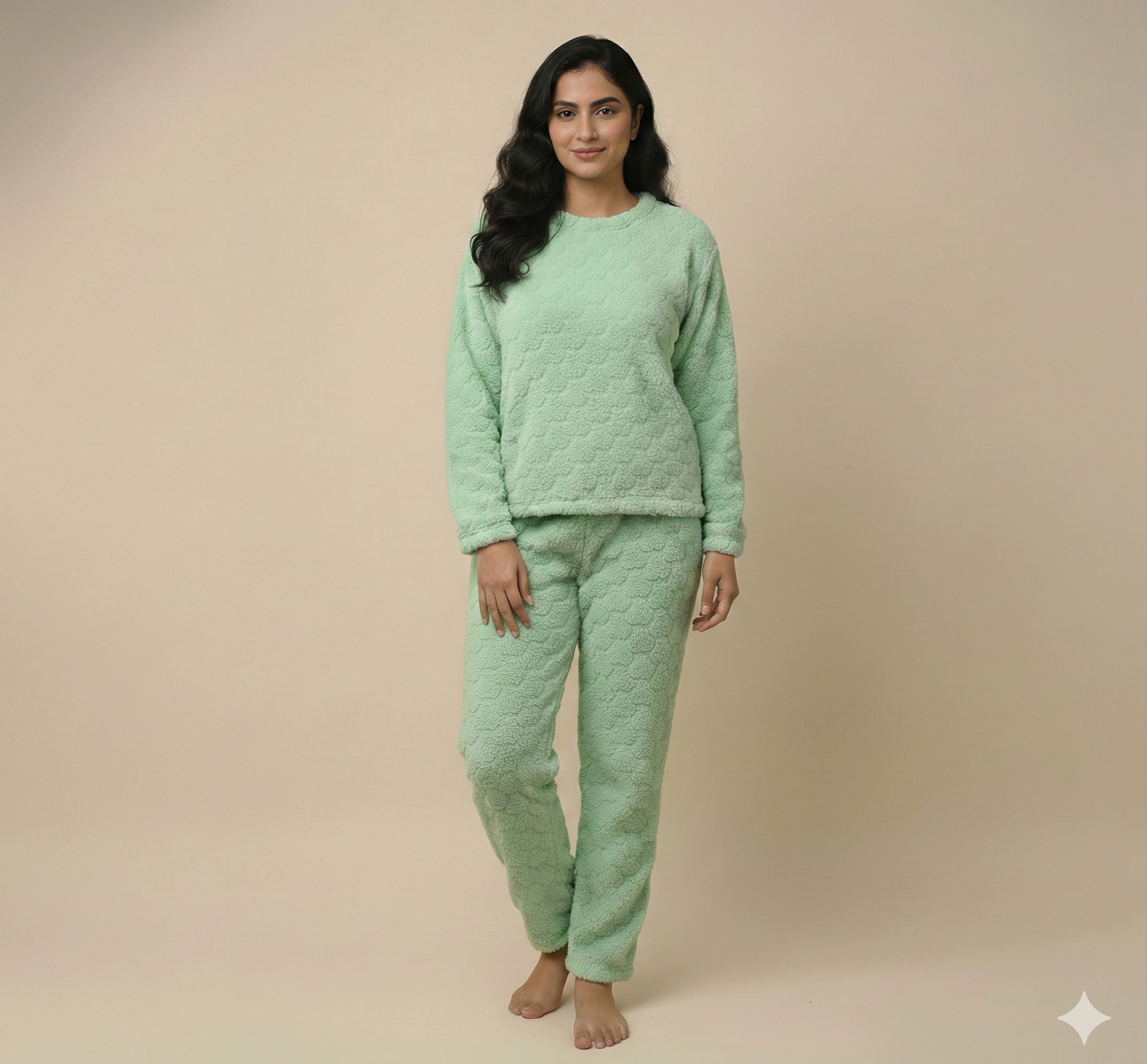 Girls winter night suit