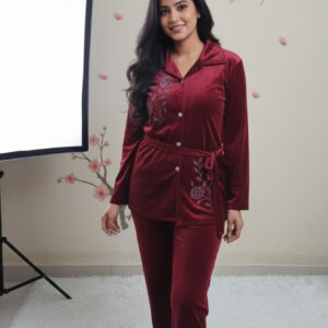 Women Winterwear Top And Bottom Set |Women Sweatshirt And Pant Full Sleeve Night Suit Clothing Set