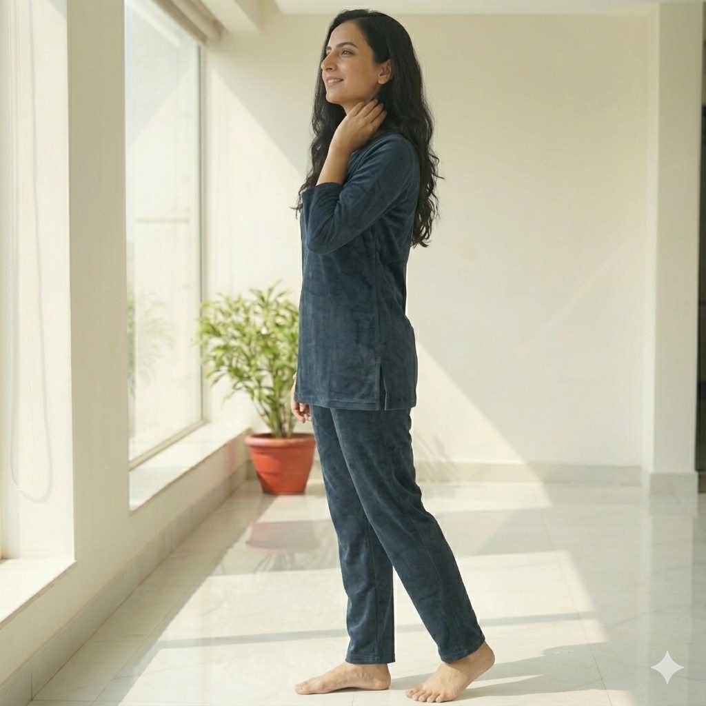 Blue Cord Set Side image 02